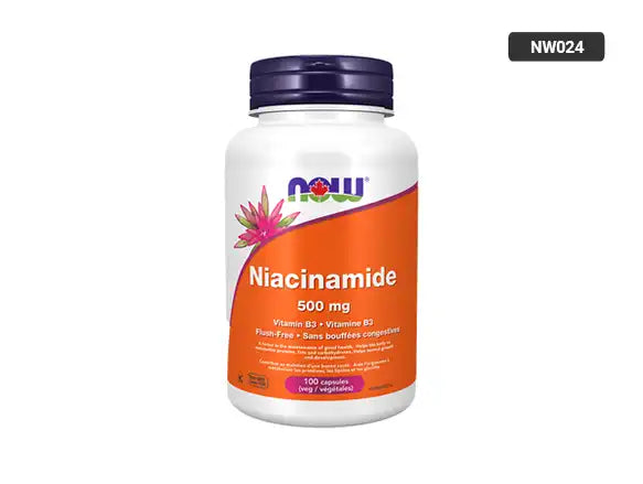Now Niacinamide 500mg 100 Capsules in Sri Lanka - SupplementVault.Lk